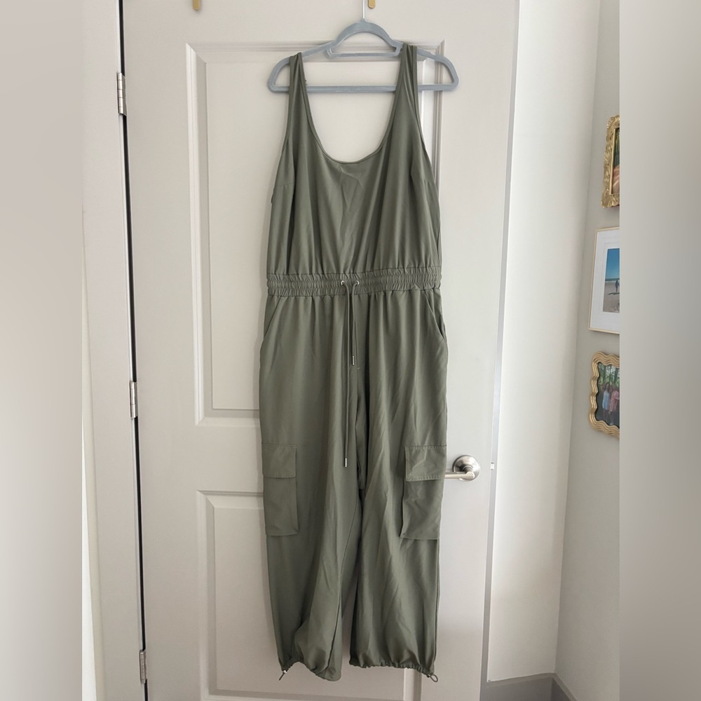 Abercrombie & Fitch Olive Jumpsuit